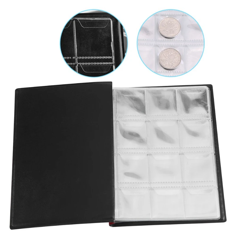 120 Pocket Albums Coin Album Holders Album Books for Coin Collectors Collectors Organisers for Collecting Home Decor Albums