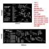 AR15 AK47 Glock Gun Cleaning Rubber Mat With Parts Diagram Instructions Mouse Pad for Smith Colt 1911 Beretta 92 Sig Sauer P320 6