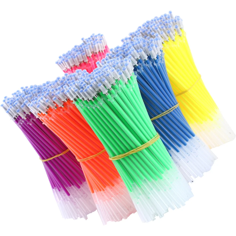 다채로운 젤 펜 리필, 학생 문구, 사무용품, 어린이 학생, 휴대용 중립 펜 리필