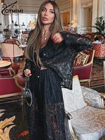 Oymimi Summer Pink Perspective Sets Womens 2 Piece Casual Long Sleeve Button Shirts And High Waist Straight Trousers Female Sets - Image 3