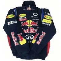 Red Bull racing suit, men's and women's cycling suit, embroidered jacket, spring and summer thin Thick jacket 1
