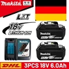 Batería recargable Makita 100% original de 18 V y 6,0 Ah, para herramientas eléctricas Makita.