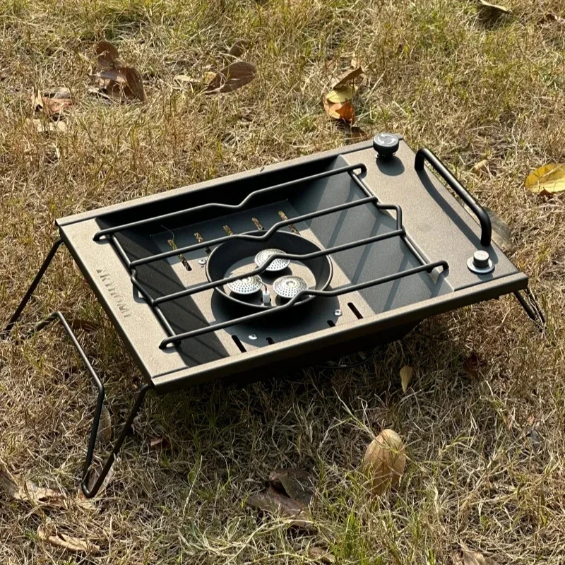 8000W IGT Gas Sinking Stove 3 Burner Stainless Steel Portable Camping Stove Desktop Brazier Grill Windproof Butane Propane image 7