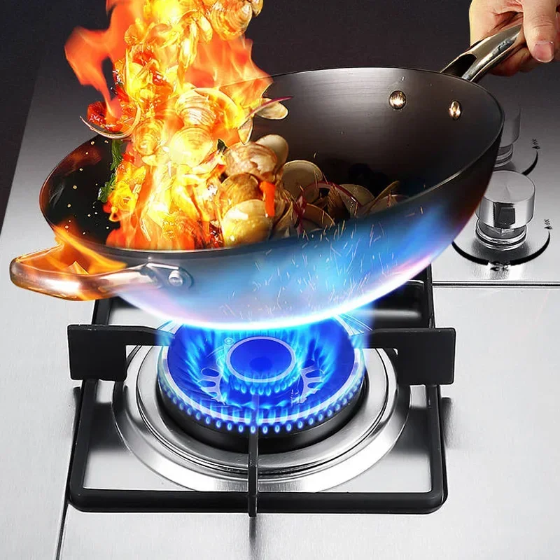 Great Wall Nine-Burner Gas Stove Double-Burner Household Built-in Natural Gas Stove Hearth Liquefied Table