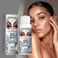 Shiny Glitter Spray Hair Body Highlights Shimmer Ball Festival Carnival Glitter Spray Gentle Natural Lasting Easy Cleaning 100ml 1