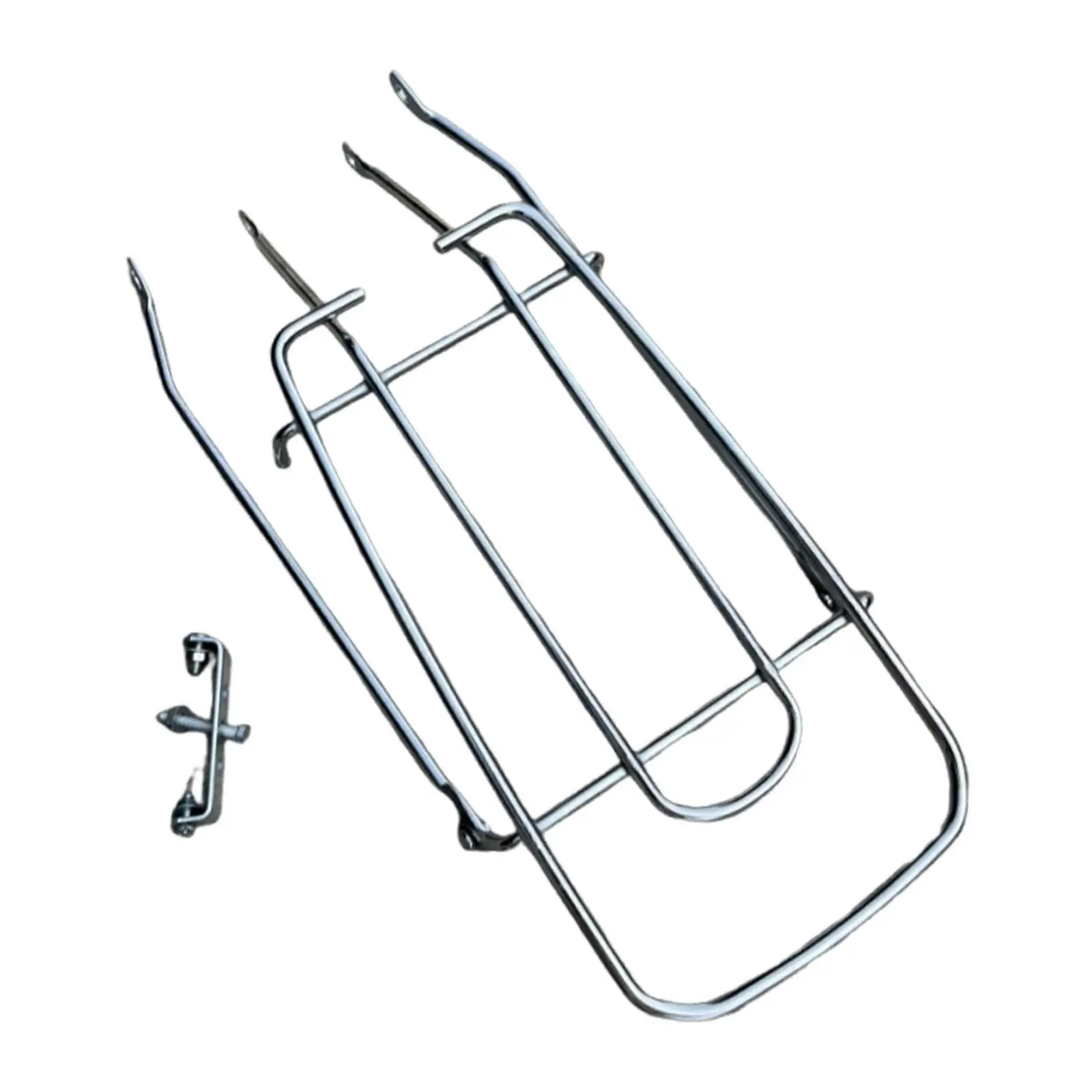 Bike Rear Rack, Riding Equipment Universal for Back of Bike Solid Frame, Rear Carrier, Bike Luggage Rack