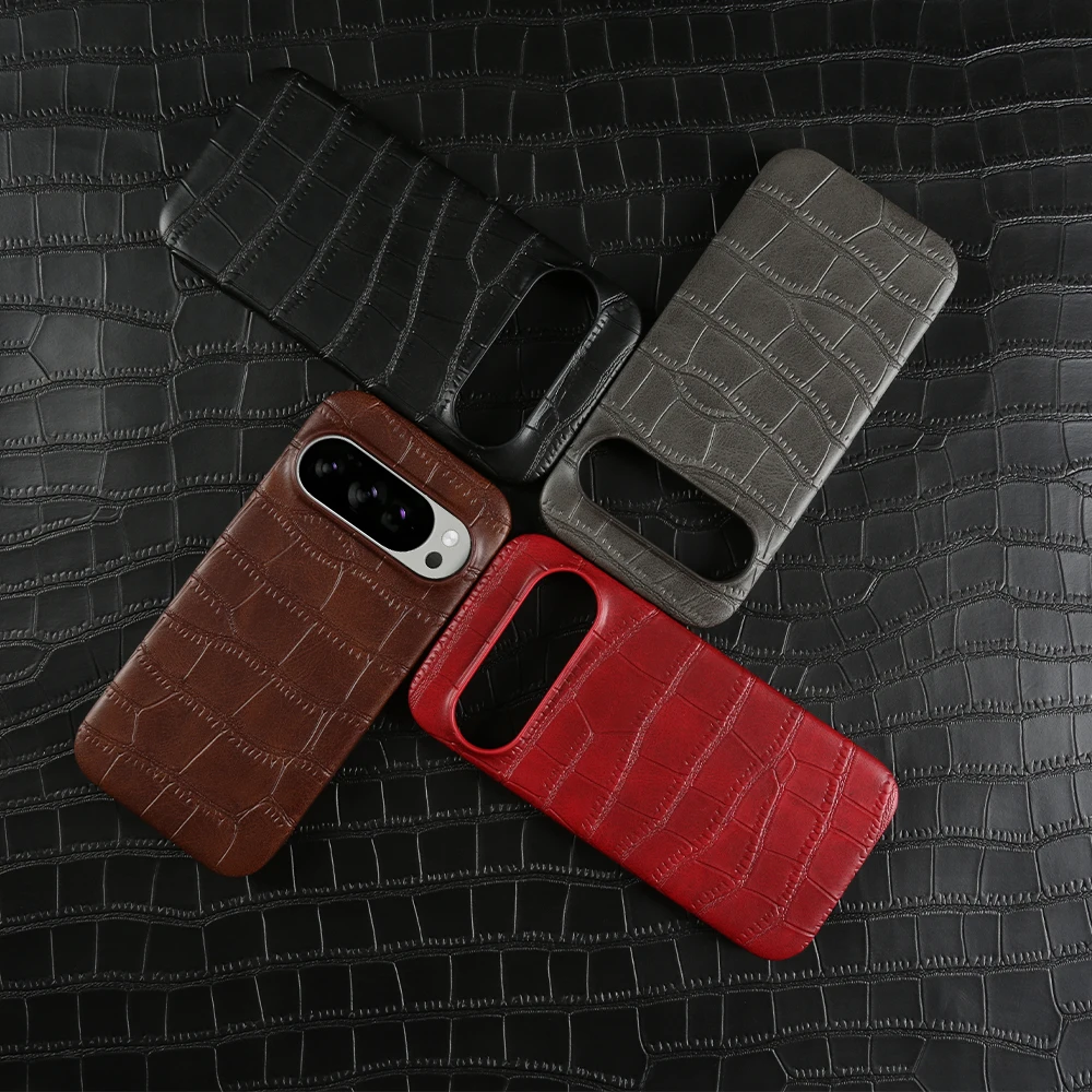 Luxury Magnetic Leather Phone Case with Shockproof Back Cover and Magsafe Compatibility