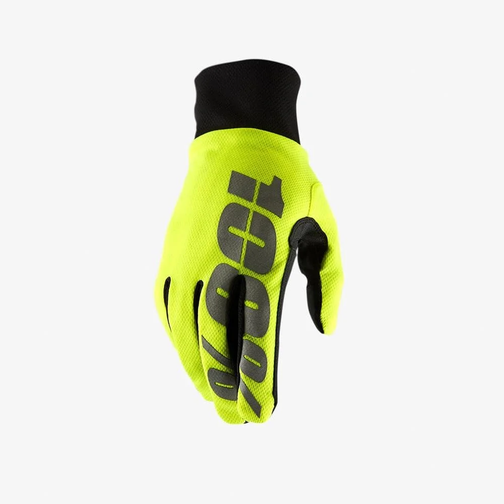 Мотоперчатки 100% Hydromatic Waterproof Neon Yellow | Автомобили и мотоциклы