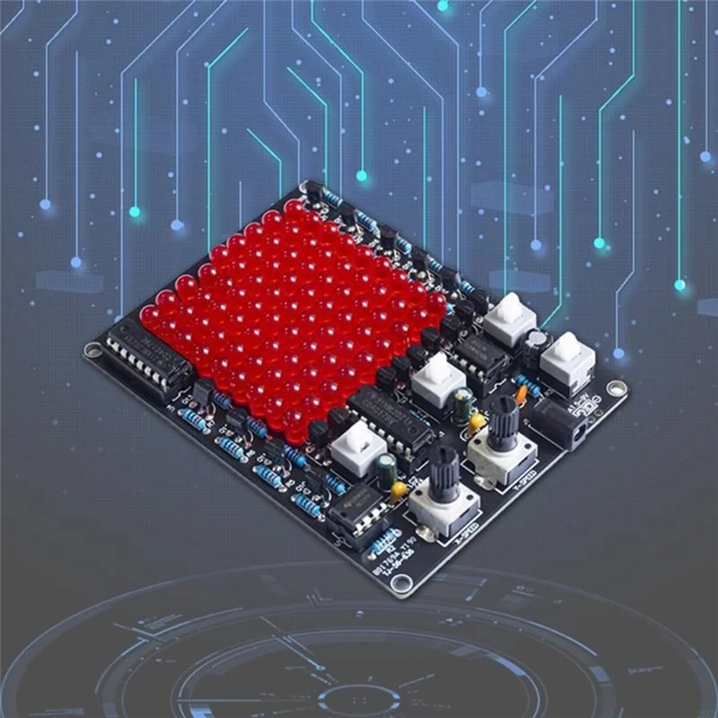 J1UL1N LED 추적 빛 게임 키트 흐르는 빛 DIY 용접 키트 DIY 컴퓨터 보드에 대 한 LED 빛