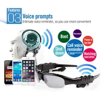 Lunettes de randonnée Bluetooth lunettes intelligentes écoute stéréo casque sans fil Protection UV lentilles polarisées lunettes de soleil écouteurs 2