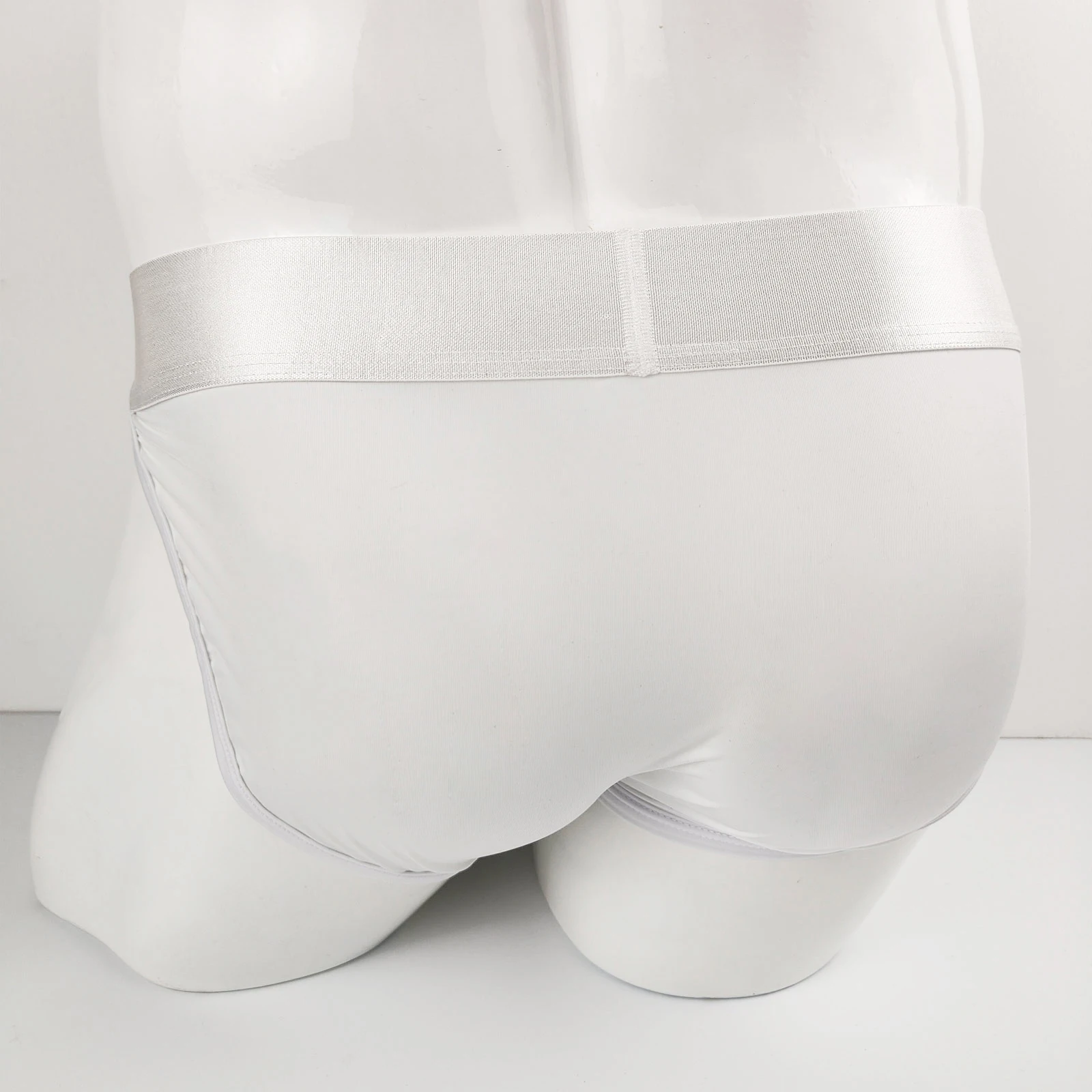 Penis Ring Men Cockstrap Panties Ice Silk Briefs Inner Cockring Slips men stretch g string panties men stretch thong underwear men patent leather briefs