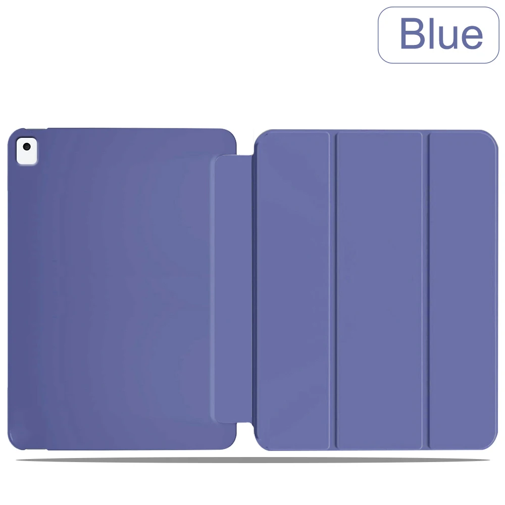 Premium Synthetic Leather Smart Case - Automatic Wake/Sleep, Solid Color, Business Style