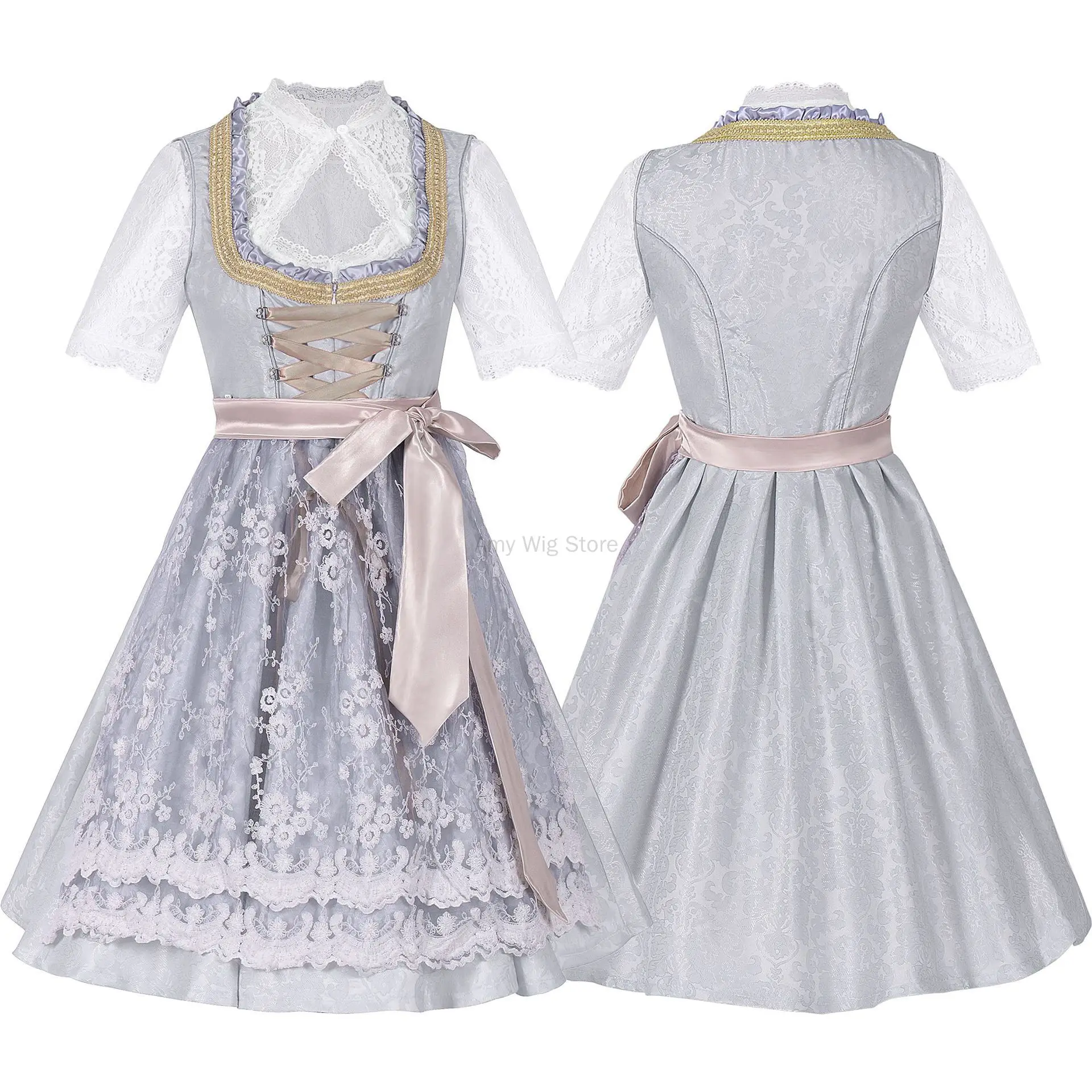 

Женское традиционное платье, баварские платья Dirndl для карнавала, Хэллоуина