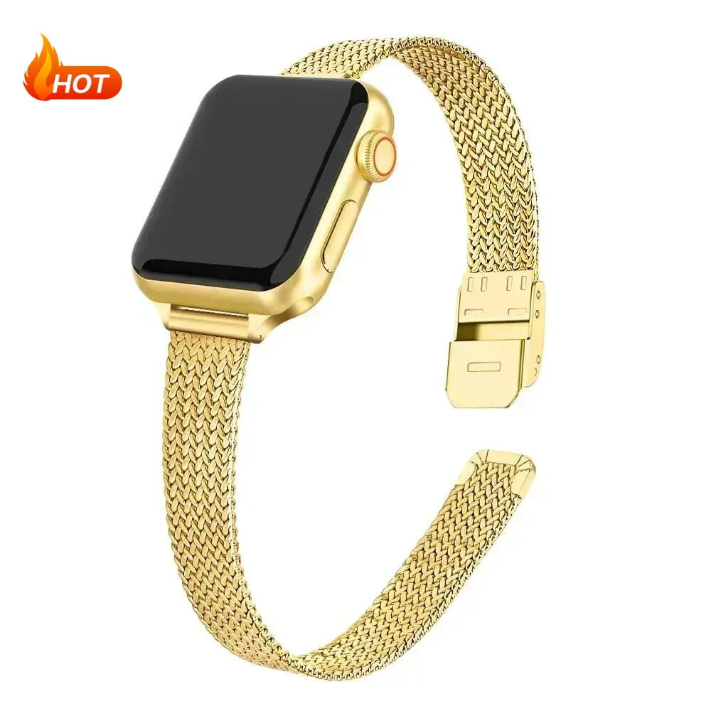 ตัวเลือกสินค้า สายนาฬิกาสแตนเลสสำหรับ Apple Watch Ultra 3 ขนาด 40-46 มม.