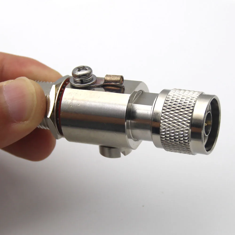 Feeder Lightning N Type Lightning Arrester Antenna or Weak Base Station Arrester Male To Female Connector