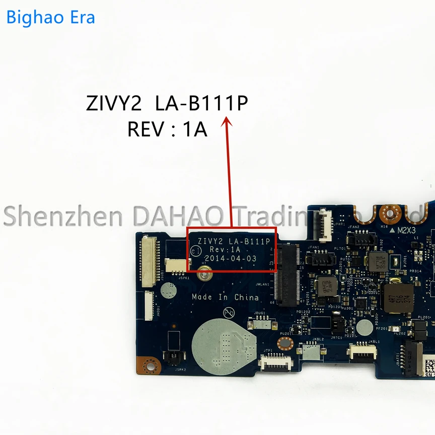 Placa-mãe para Lenovo Ideapad La-b111p Y5070 Placa-mãe com i5 I74710hq I7-4720hq Gtx960 860m 4gb Gpu Fru:5b20h29178 Zivy2-laptop - Imagem 3