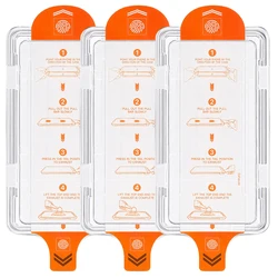 Premium Tempered Glass Screen Protector with Auto Dust Removal & Bubble - Free Installation for iPhone Duo (3PCS)