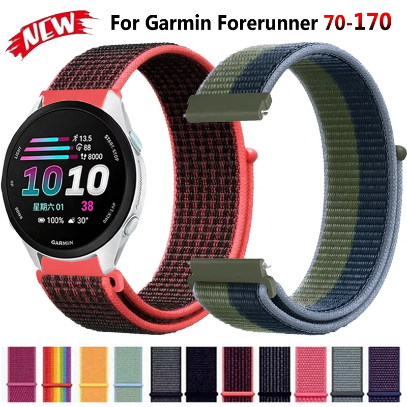 Durable & Comfortable Nylon Loop Strap, 20/22mm