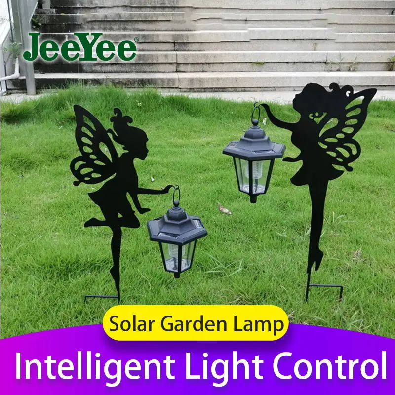 solar led lights outdoor JEEYEE Wedding Solar Fairy Light Outdoor Garden Led Solar Light For Patio Gate Yard Waterproof Solar Decorative Lamp Lawn Lamp solar powered street lights