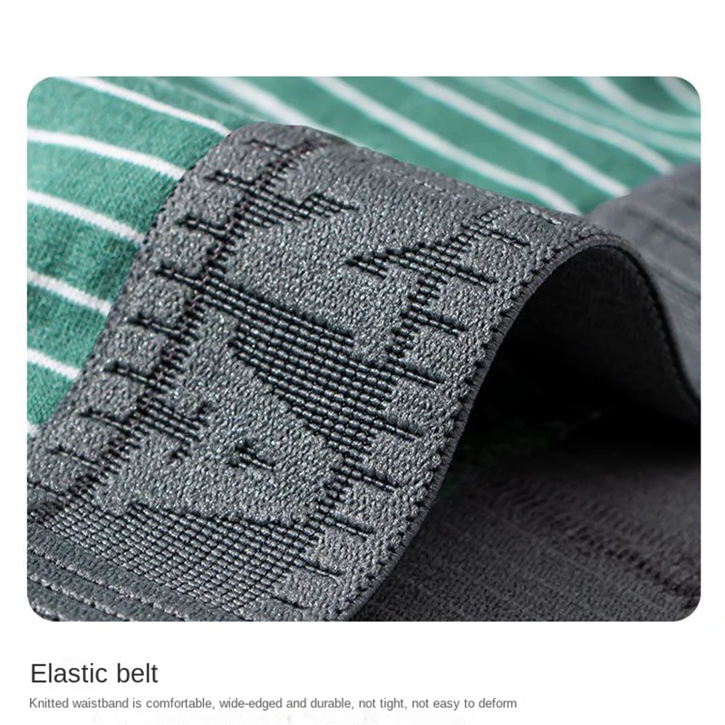 Boxer Shorts Men's Cotton Striped Underwear Sexy Panties Male Boxers