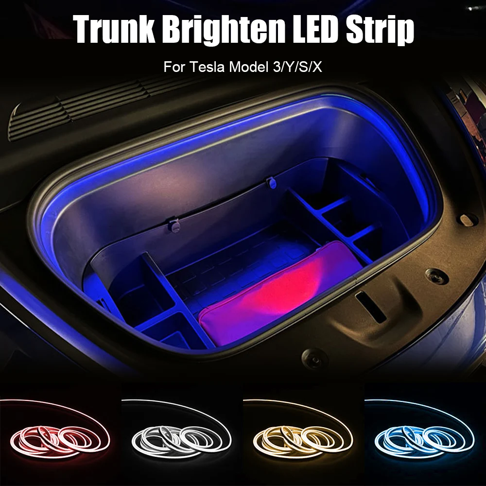 Interior Decorative Lamp for Tesla Model 3 Y S X Car Front Trunk Light