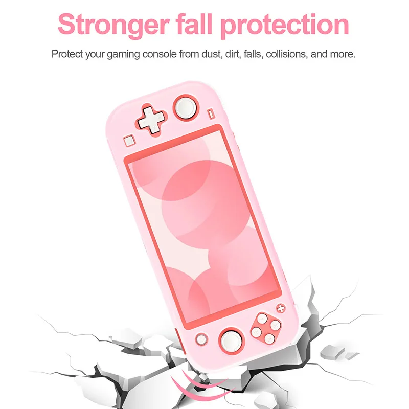 Switch Lite Crystal Clear Protective Case - Durable All-Around Hard Shell