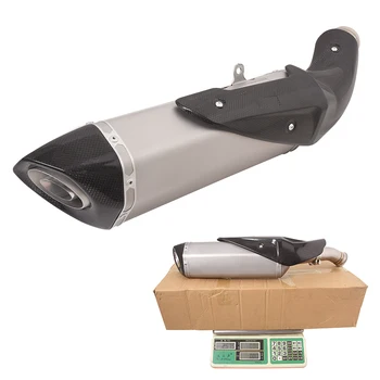 Titanium Alloy Tips For CFMOTO NK800 2023 Motorcycle Exhaust Pipe Muffler Escape Tube Removable DB Killer