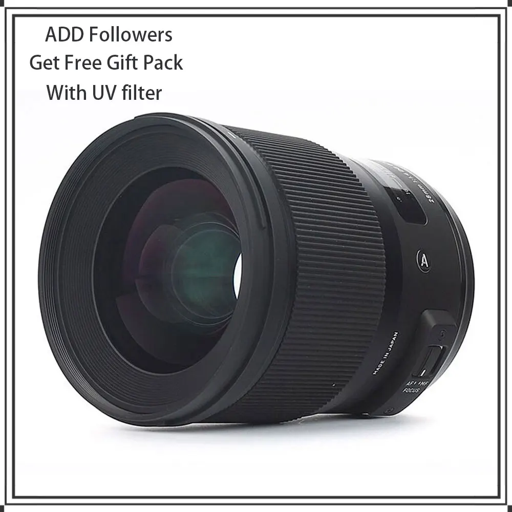 Sigma 28Mm F1.4 Dg Hsm Art Lens Per Canon Nikon Sony E Mount