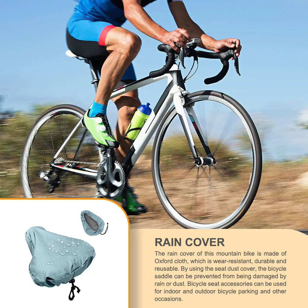 Bike Seat Cover Bicycles Saddle Rain Dust-proof Cushion Protector Guard