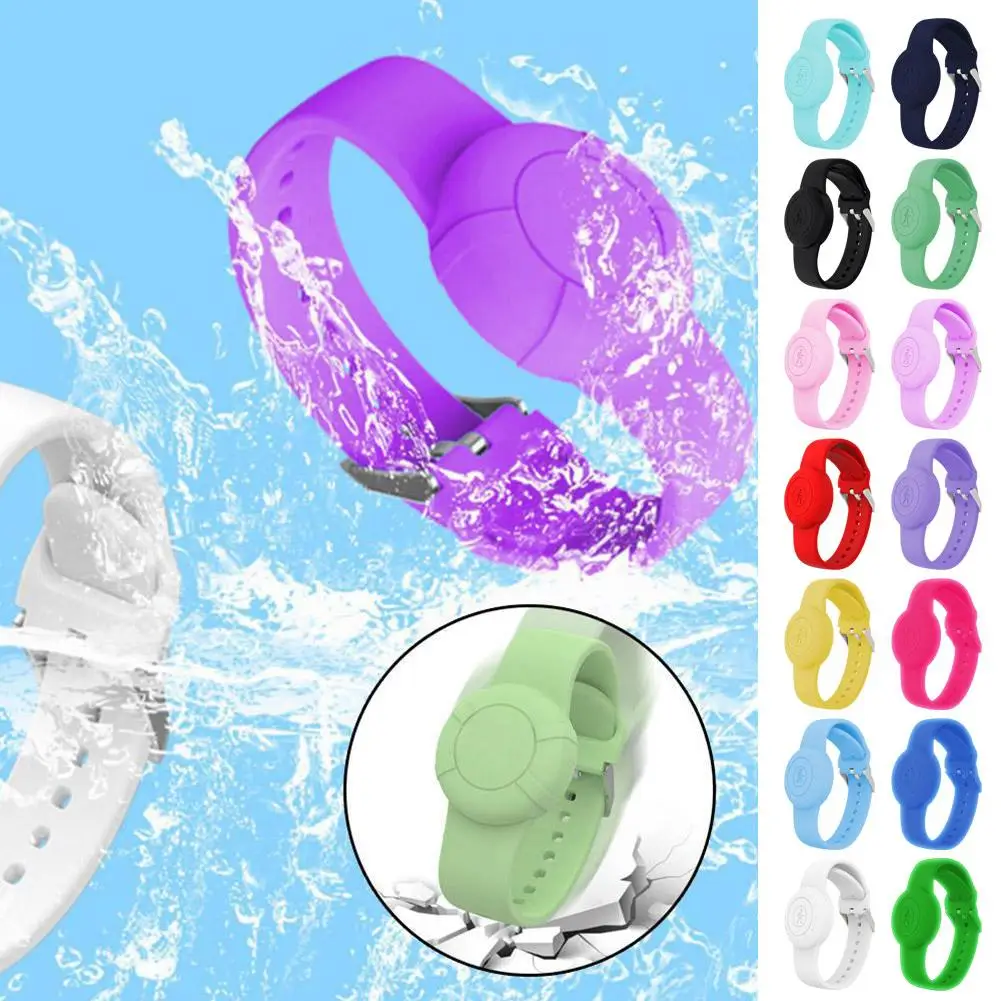 

Silicone Children Watch Band Waterproof Anti-lost Device New Child Wristband Accessories Kids Bracelet For Apple Airtag N5X8