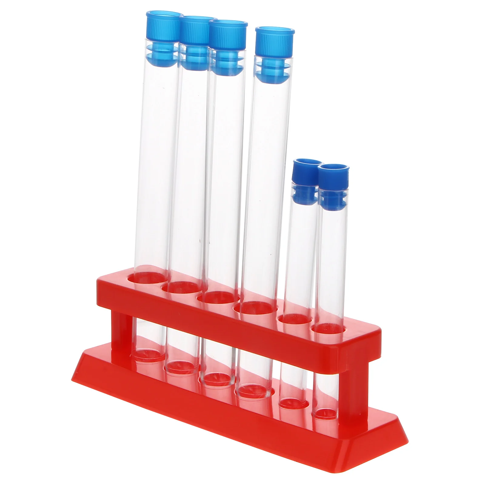 

Plastic Test Tubes With Storage Rack Scientific Experiment Accessories (Test Tube Rack +16*150 Plug (Plug