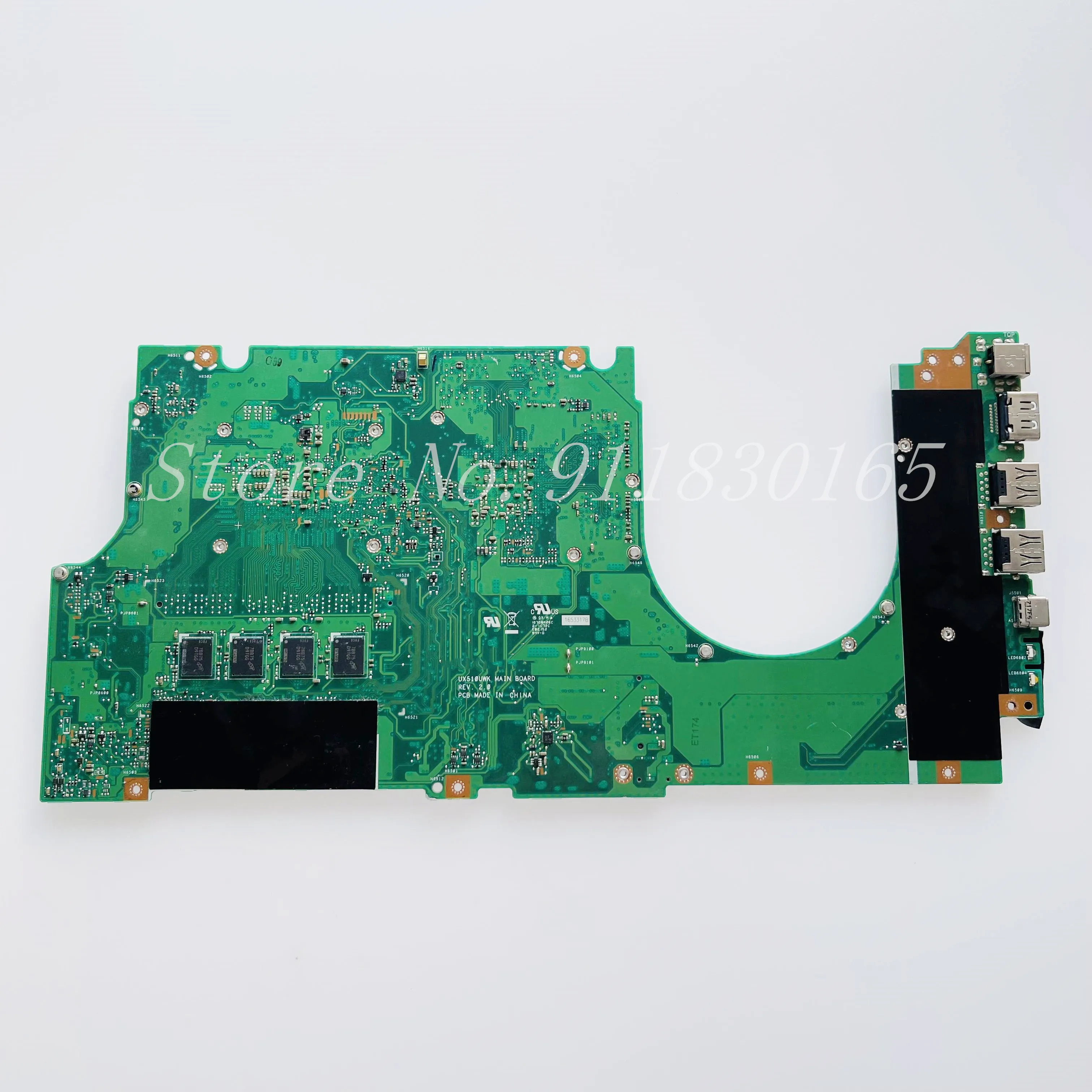 UX510UWK Mainboard For ASUS UX510UX UX510UWK UX510UW UX510U U5000U