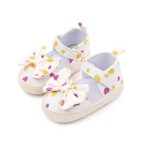 Baby Shoes Girl Spring and Summer Sandal First Step Shoes 6 to 12 Month Baby Girl Toddler Shoes Dots and Bowknot 4