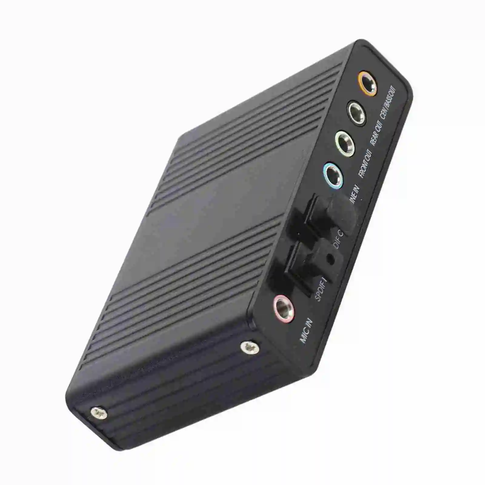 Optical Audio Sound Card 6 Channel Sound Card USB External Digital Optical SPDIF Audio Output Adapter for PC Sound Card Adapter