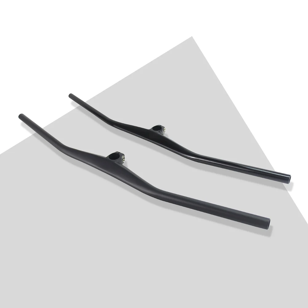 Guidon Intégré Vélo Carbone 740mm / 50-110mm -17° (Fibre De Carbone, VTT/Gravel)