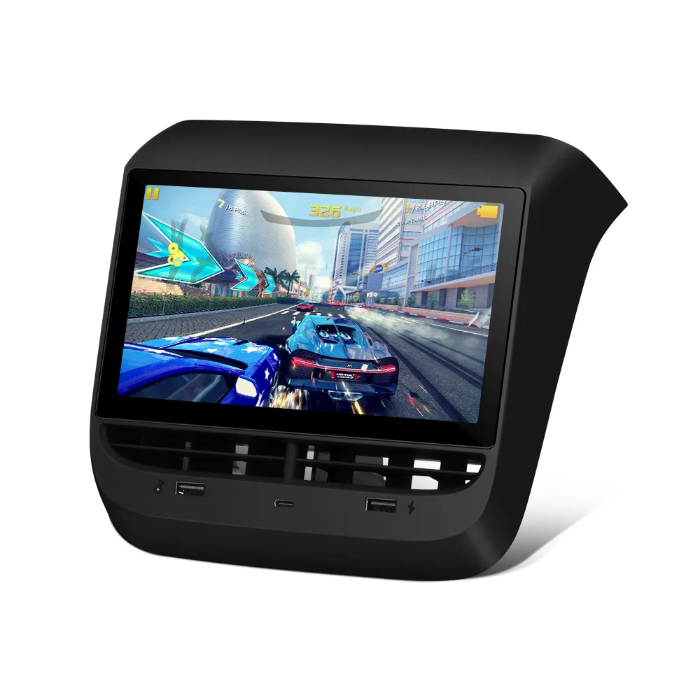 TeslaModel3YRearControlDisplayWirelessCarplayClimate