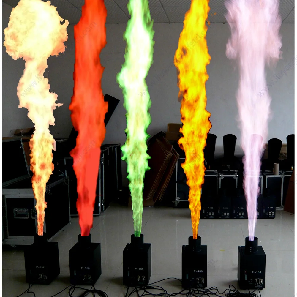 FireMachineStageFlameProjetor512ThrowerJetDMXShowSparkler