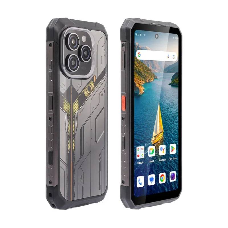 UNIWA S17 Ultra max 6.7 Inch 4G Rugged Smartphone Android 14 6GB+128GB Mobile Phone ATEX 7500mAh 33W Night vision NFC