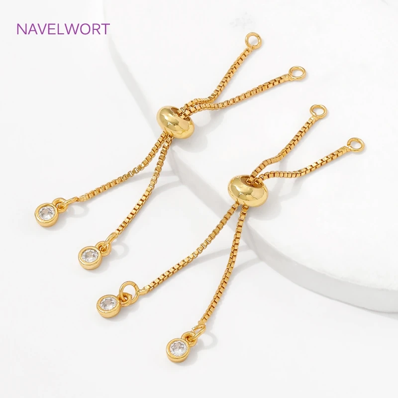 Connecteurs Coulissants Dorés Ajustables pour Bracelets DIY