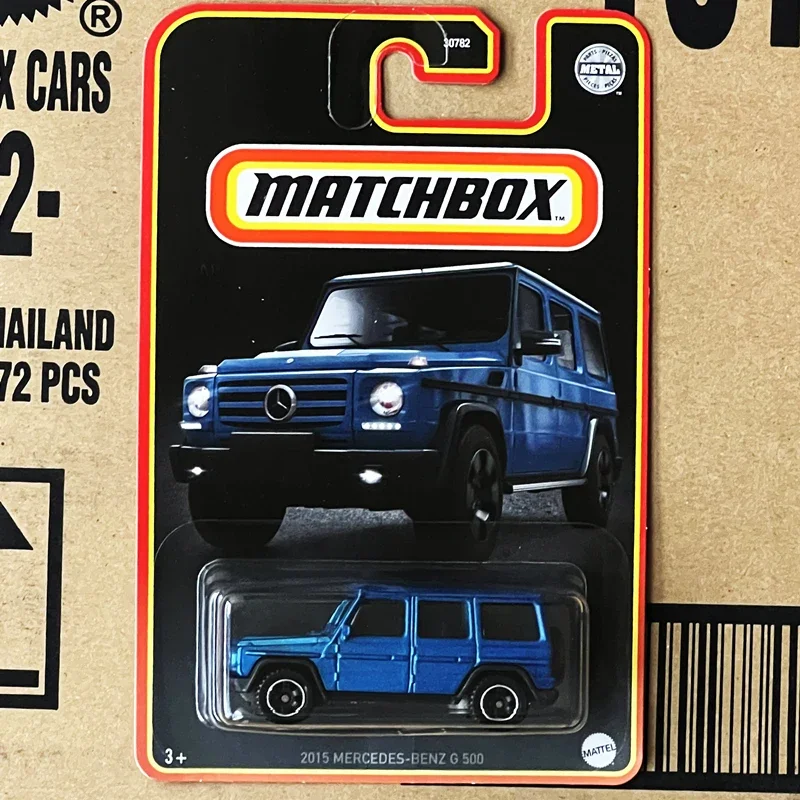 Original Mattel Matchbox Metal Car Model Diecast 1/64 Collection Vehicle 2015 Mercedes-Benz G500 Kids Toy for Boys Children Gift