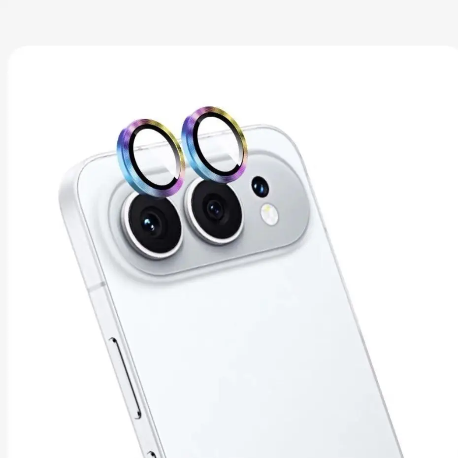 Enhanced Camera Lens Protector - Aluminum Alloy Tempered Glass Cover