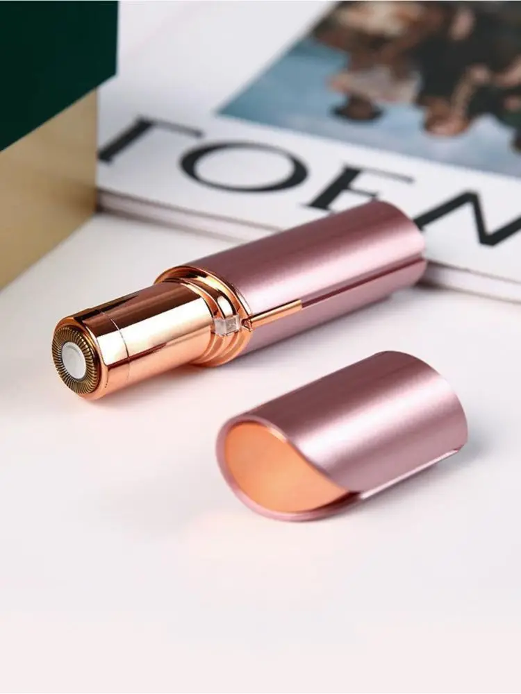 

Mini Electric Eyebrow Trimmer Eye Brow Epilator Facial Lipstick Shape Hair Removal Portable Women Painless Razor Shaver Tools