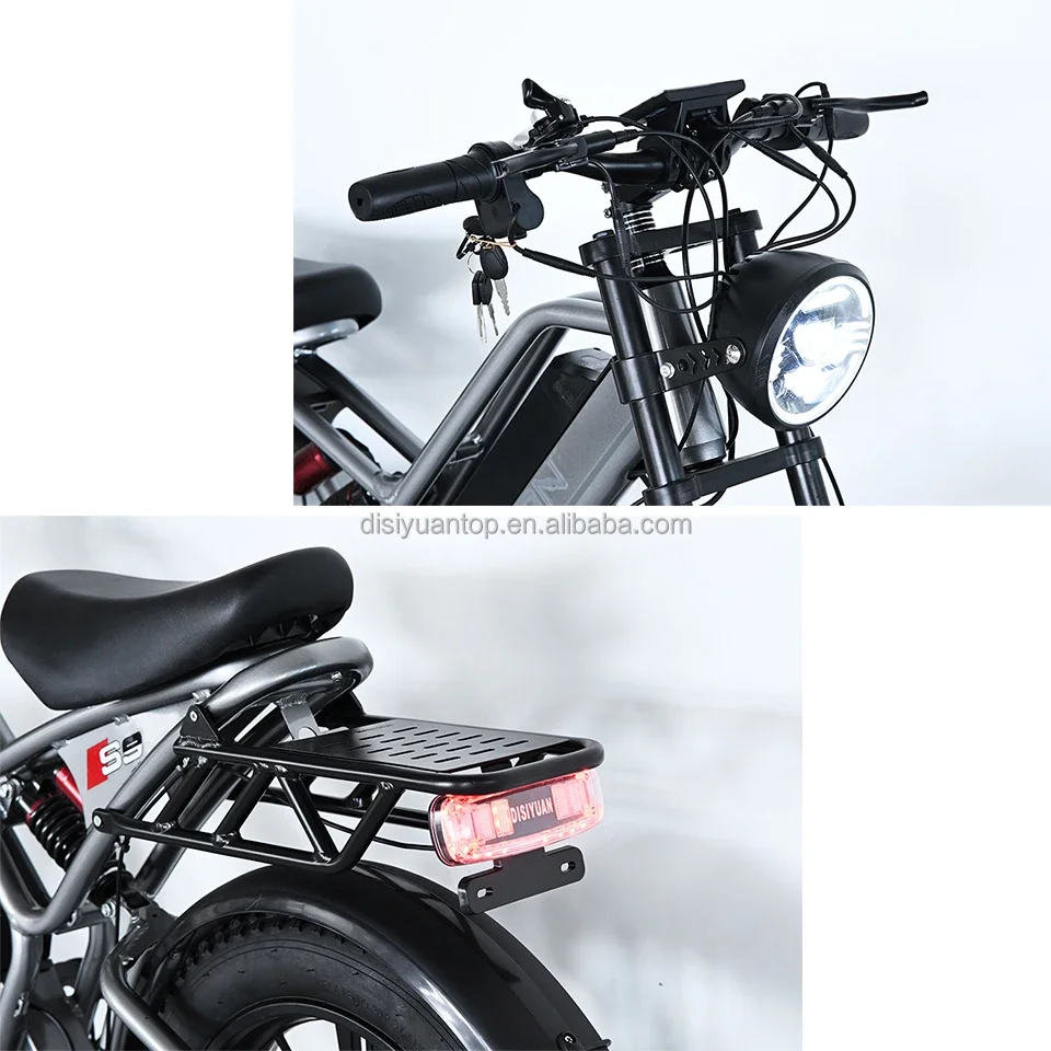 20 Inch Cargo Mtb Electric Bike 48V Fat Tire Electric Bicycle V20 Bike Mountain 1000w 500w Super S9