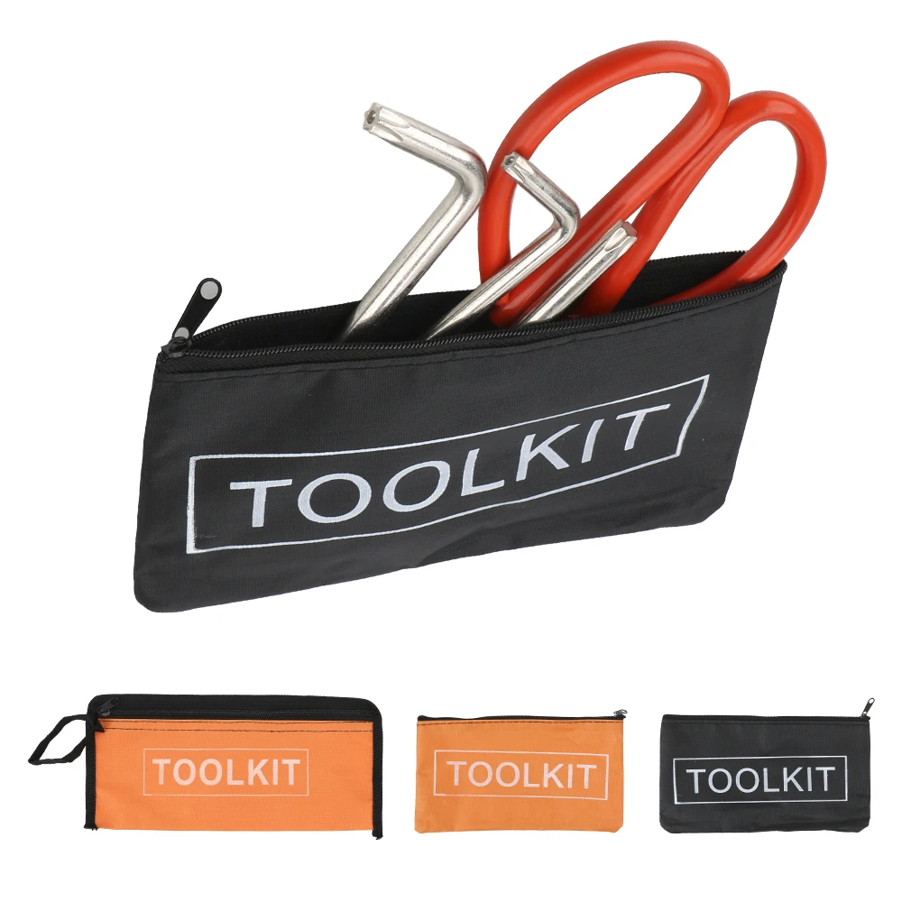 Tool Bag Waterproof Organizer Storage Small Hardware Toolkits Zipper Canvas Oxford Multi-function Portable