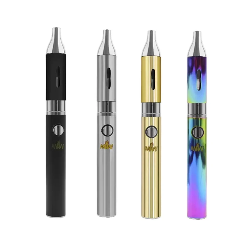 

MAW Slim Herbal Vape Pen Starter Kit with 2-in-1 Replaceable Donut Coil 1300mAh Battery fit eGo Dry Herb Wax Atomizers Vaporizer