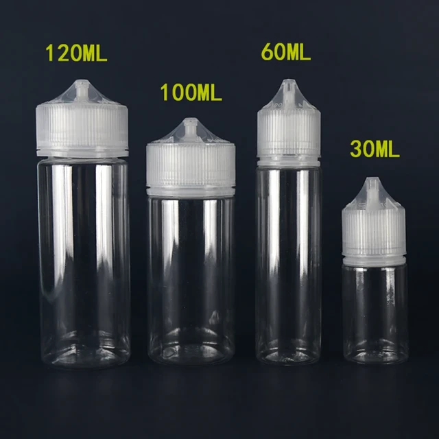 Free Shipping 30 60 100 120 ml Sealed Plastic Empty Square bottle Chemical  liquid sample packaging Containers - AliExpress