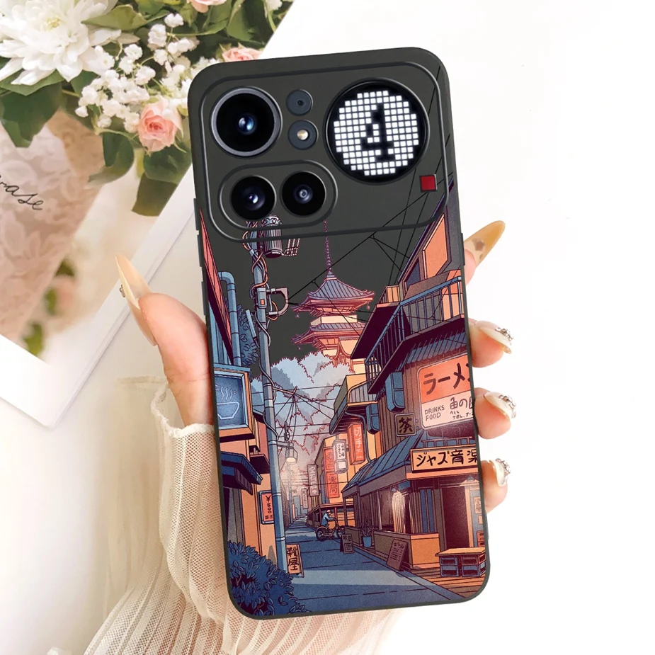 Cute Lucky Letters Fashion Cartoon Painted Cover Case