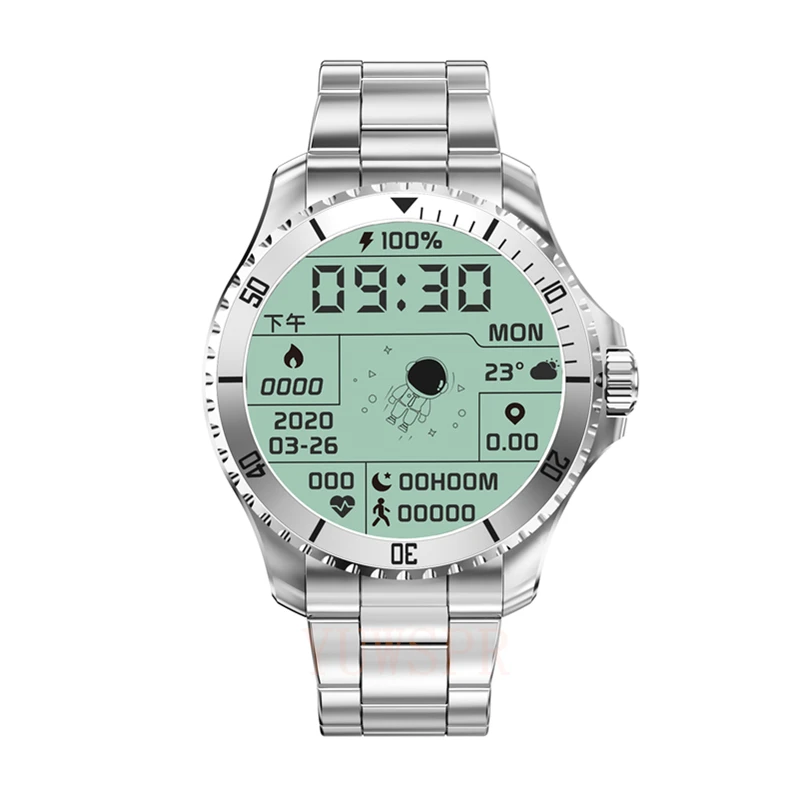 2022 New Smart Green Watch for Men Business Fashion Movement Heart Rate Fitness IP68 Smart Bracelet for Xiaomi Phone Android IOS 