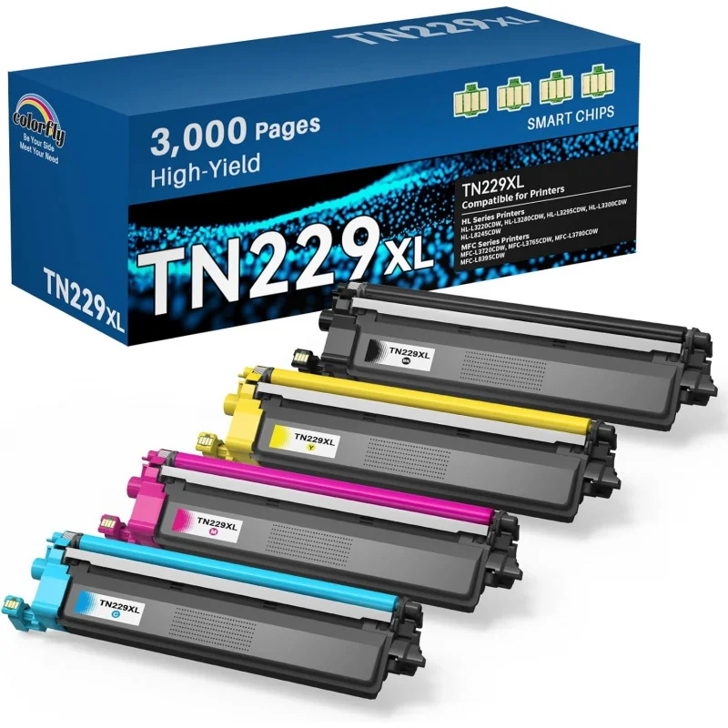 

TN229XL Toner Cartridge for Brother 229 TN229 TN-229 TN 229XL 229XXL Work for MFC-L3780CDW HL-L3280CDW MFC-L3720CDW HL-L3220CDW