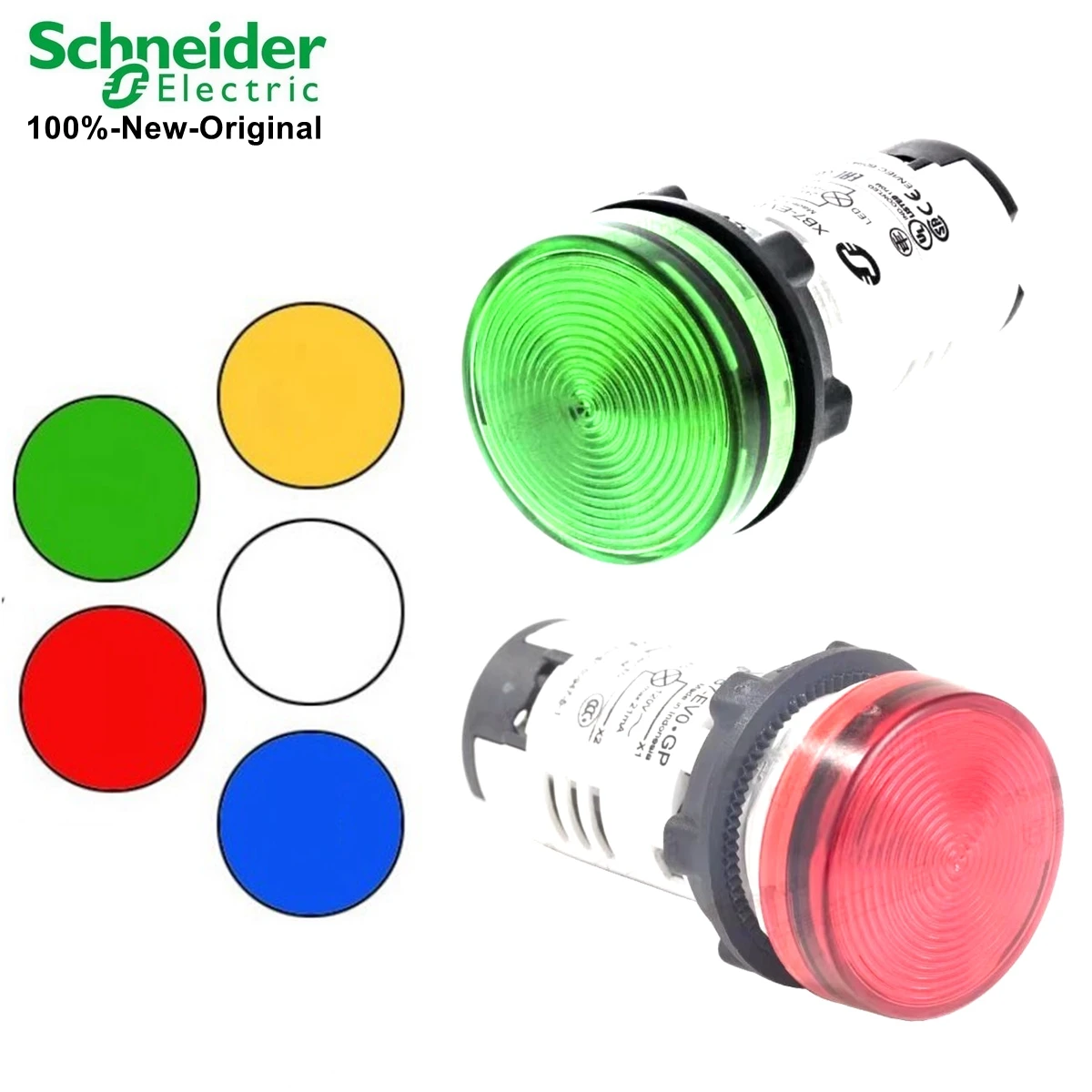 Schneider-100-New-XB7-Pilot-Light-XB7EV03BP-XB7EV04-XB7EV05-BP-GP-MP ...